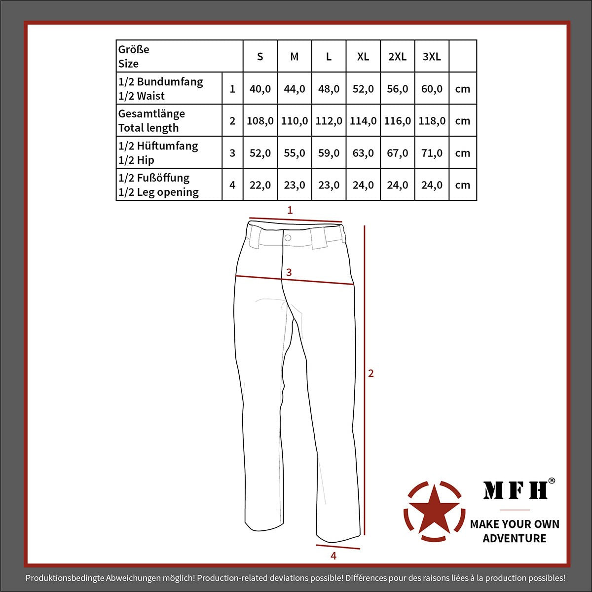 Pantalone "Mission" MFH coyot