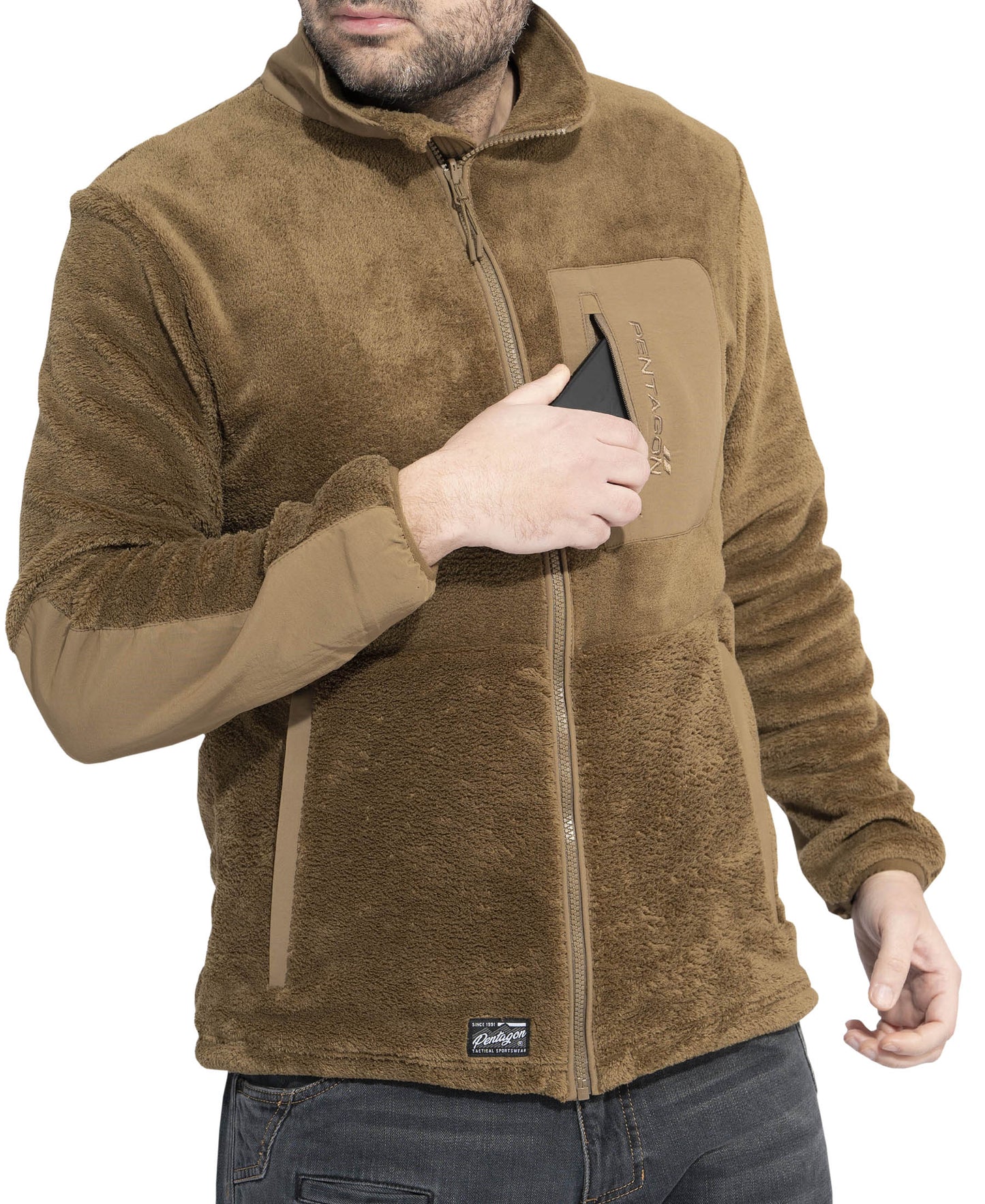 Pentagon Grizzly polar flis