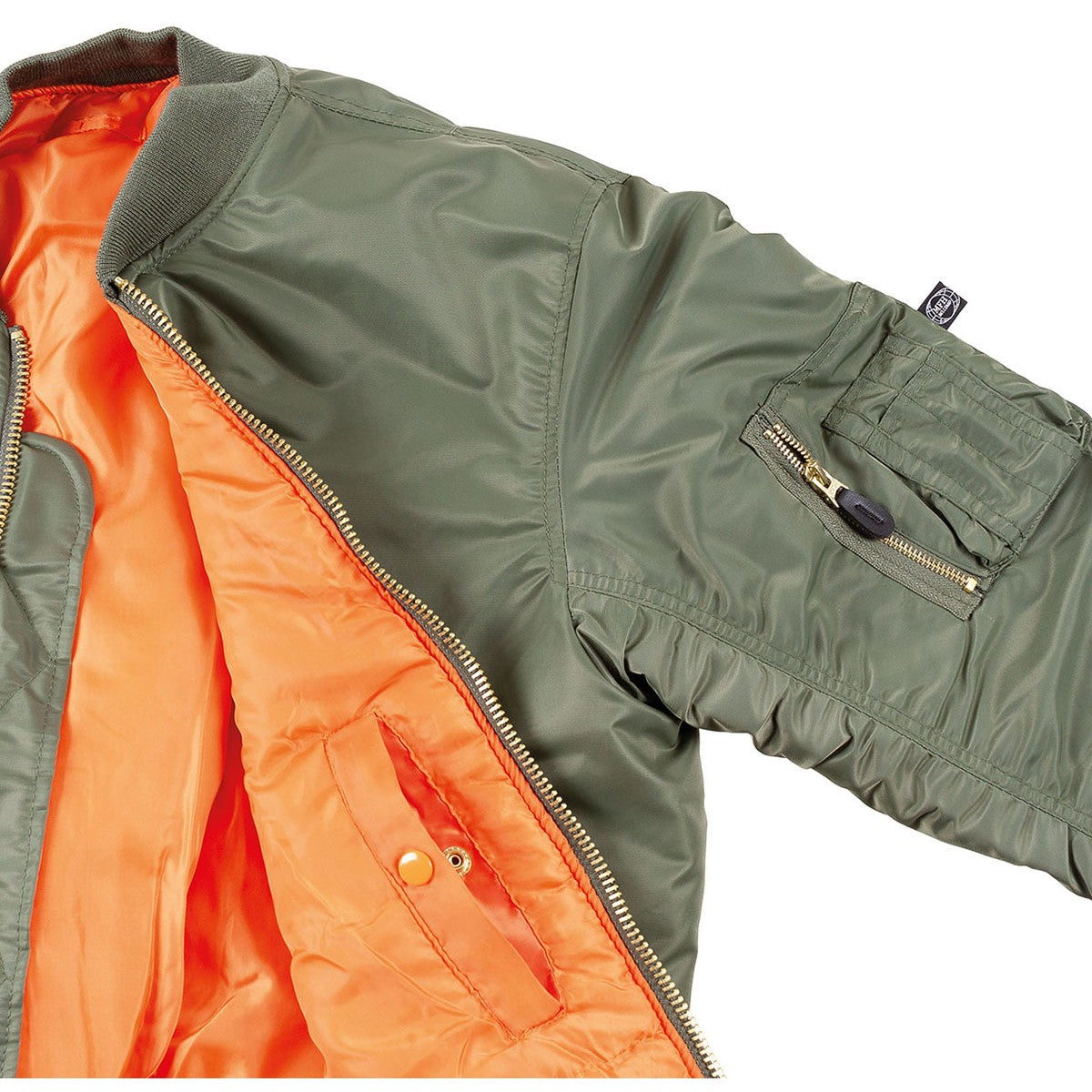 Pilotska jakna fajerka MA1-narandžasta postava